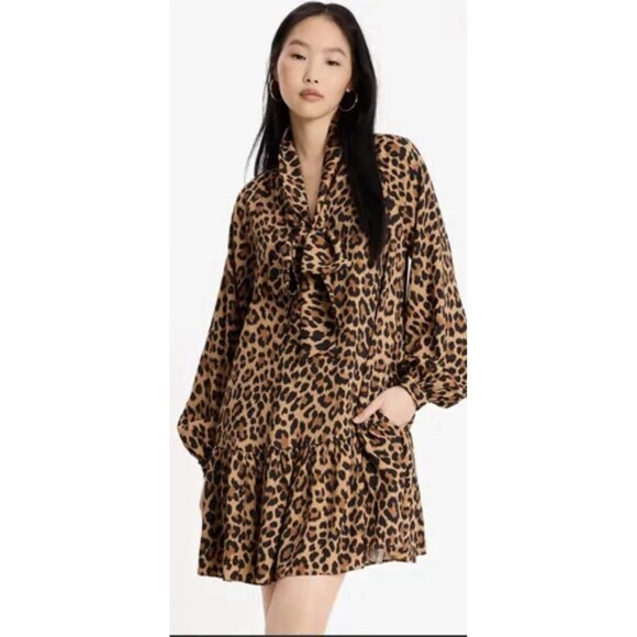 Kate Spade leopard print dress Size Medium - Picture 2 of 13